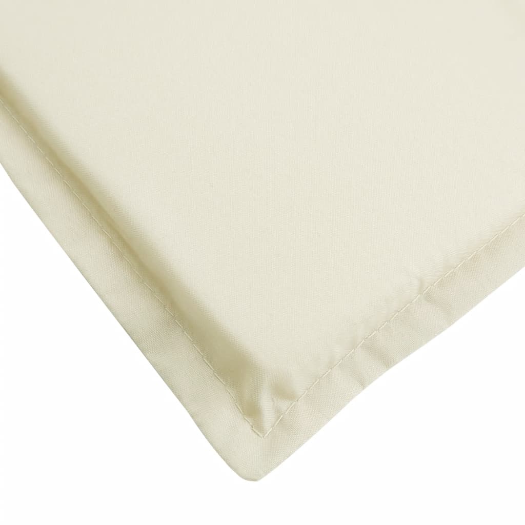 Jastuk za ležaljku krem 200 x 60 x 3 cm od tkanine Oxford