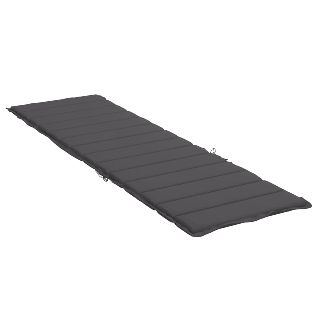 Jastuk za ležaljku antracit 200 x 70 x 3 cm od tkanine Oxford
