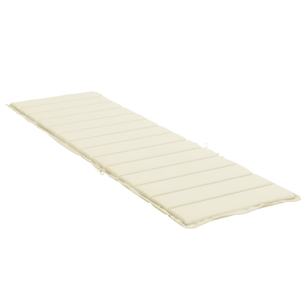 Jastuk za ležaljku krem 200 x 70 x 3 cm od tkanine Oxford