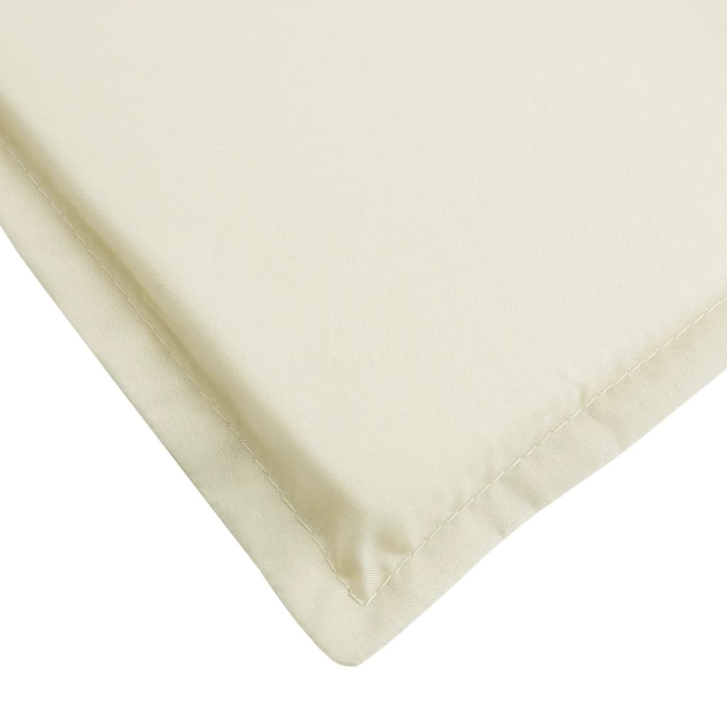 Jastuk za ležaljku krem 200 x 70 x 3 cm od tkanine Oxford
