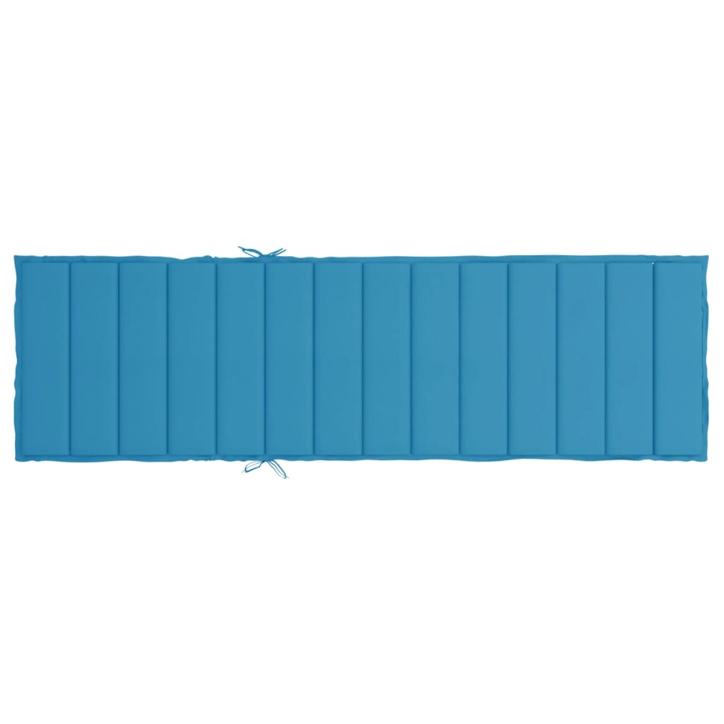 Jastuk za ležaljku plavi 200 x 70 x 3 cm od tkanine Oxford