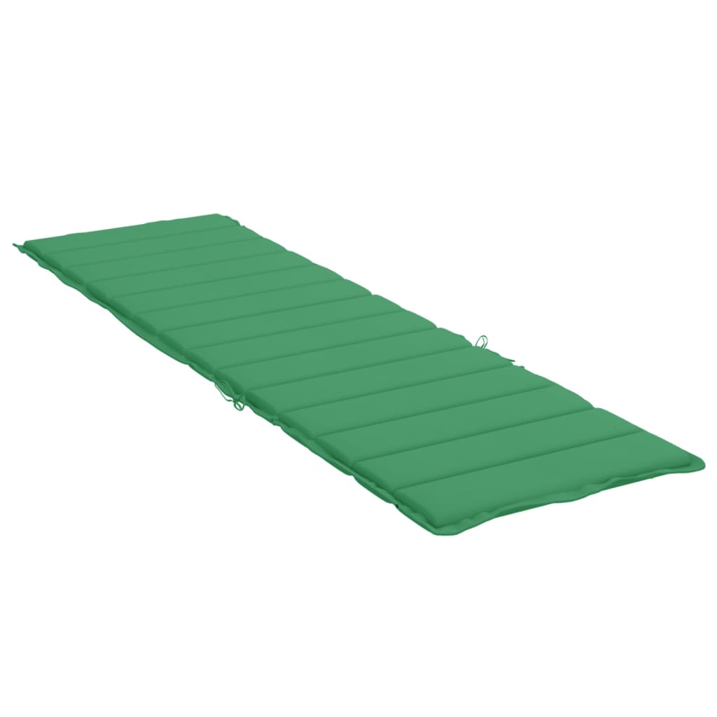 Jastuk za ležaljku zeleni 200 x 70 x 3 cm od tkanine Oxford