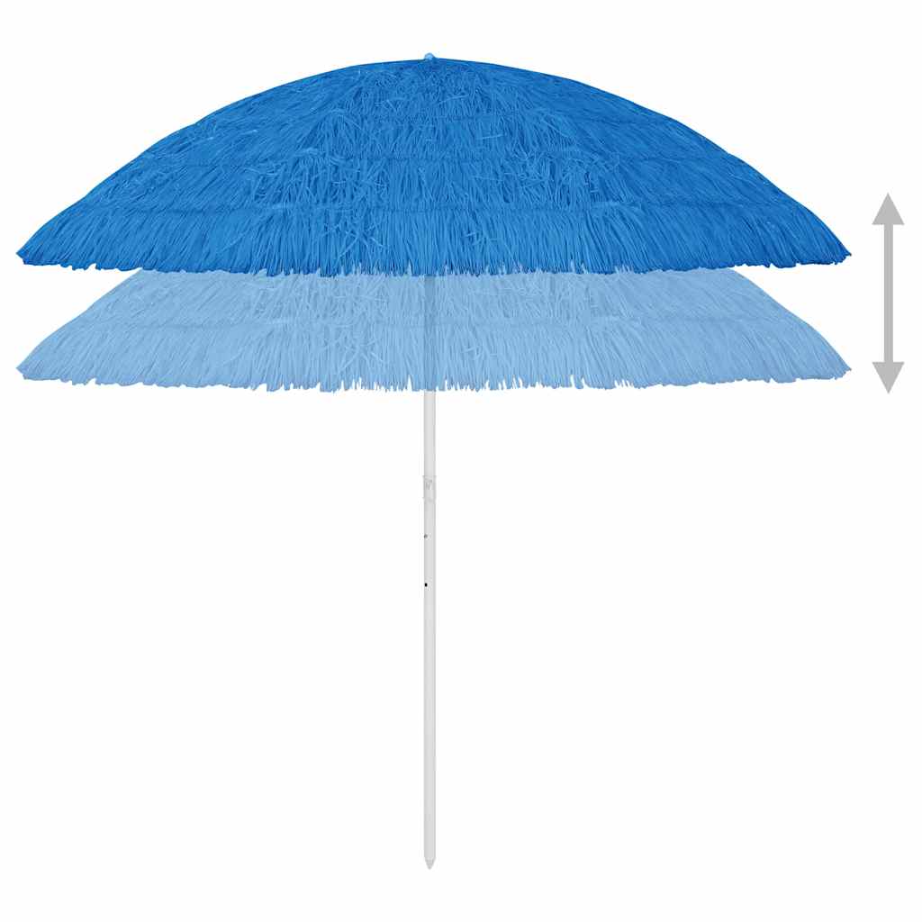 Suncobran za plažu Hawaii plavi 300 cm