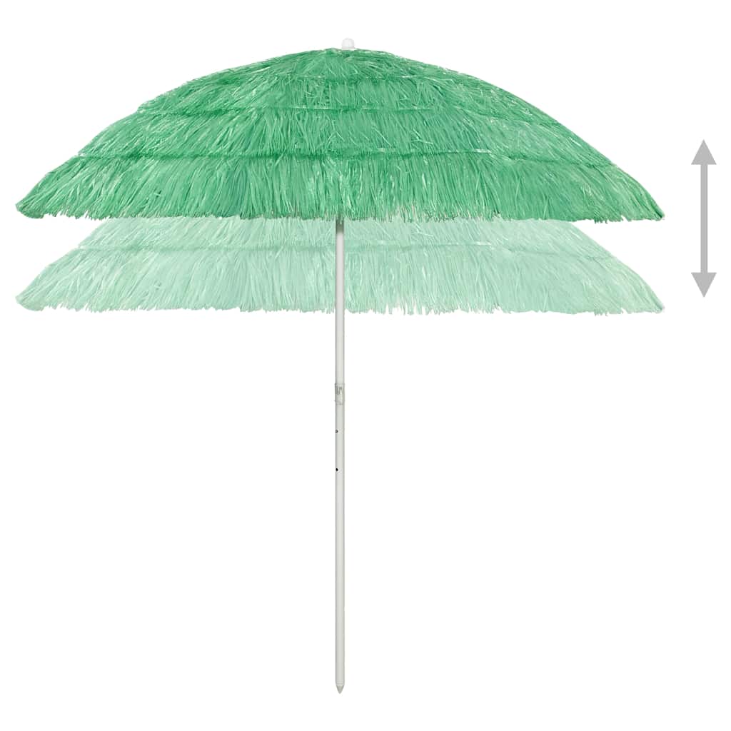 Suncobran za plažu Hawaii zeleni 240 cm