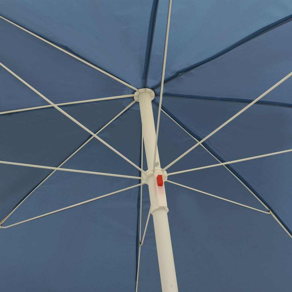 Suncobran za plažu plavi 240 cm