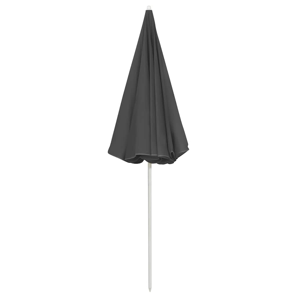 Suncobran za plažu antracit 240 cm