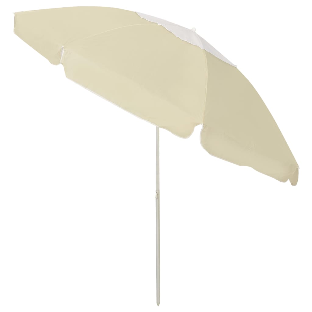 Suncobran za plažu žuta boja pijeska 240 cm