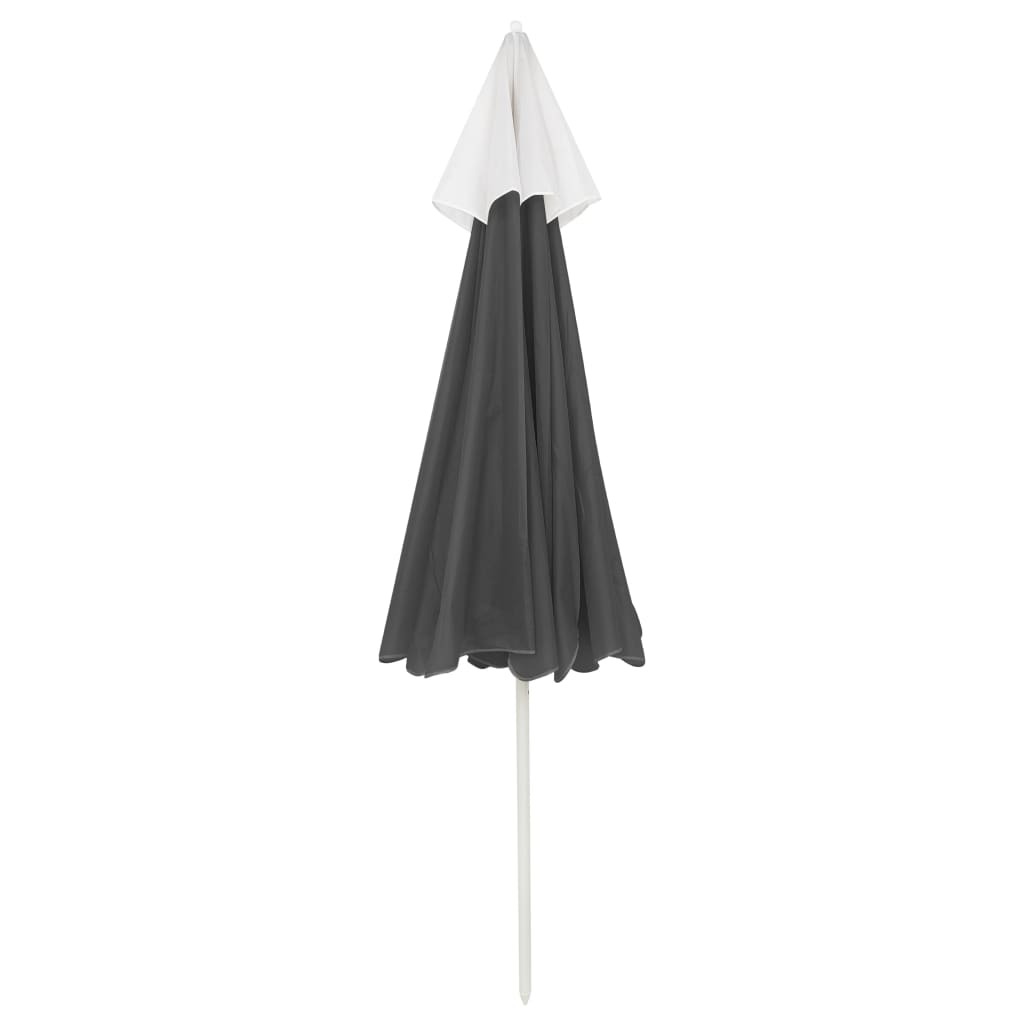 Suncobran za plažu antracit 240 cm