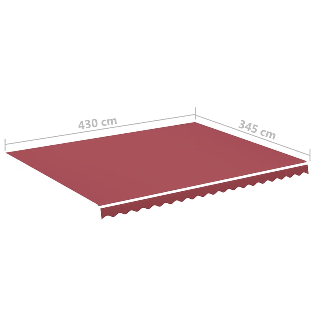 Zamjenska tkanina za tendu bordo 4,5 x 3,5 m