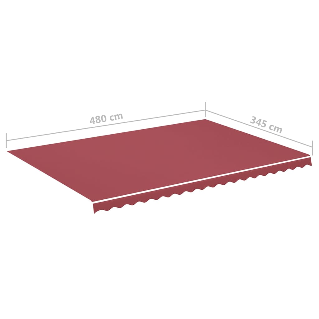 Zamjenska tkanina za tendu bordo 5 x 3,5 m