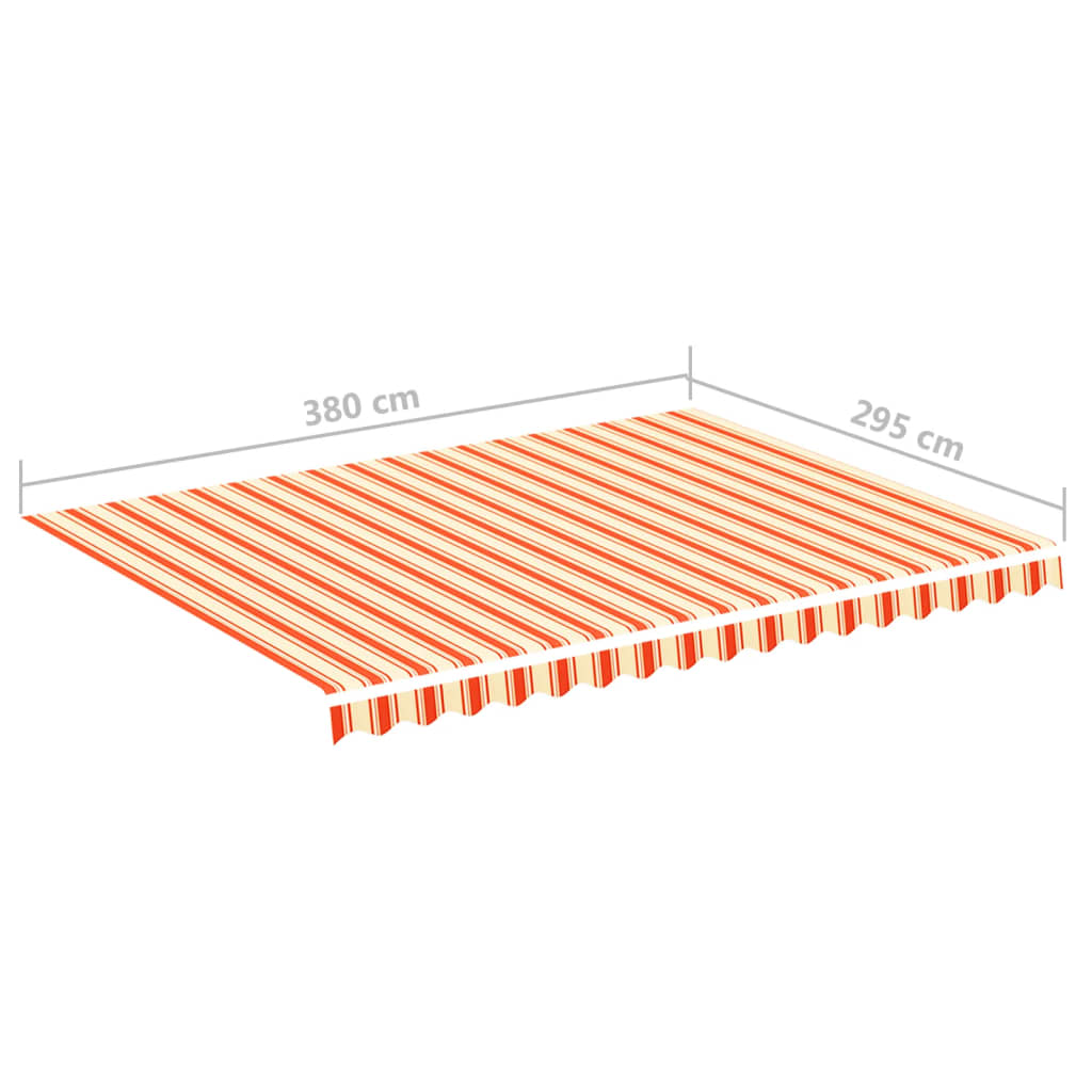 Zamjenska tkanina za tendu žuto-narančasta 4 x 3 m