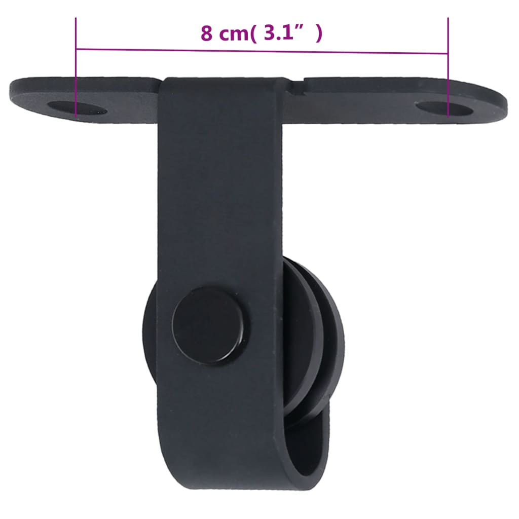 Mini pribor za klizna vrata ormarića od ugljičnog čelika 152 cm