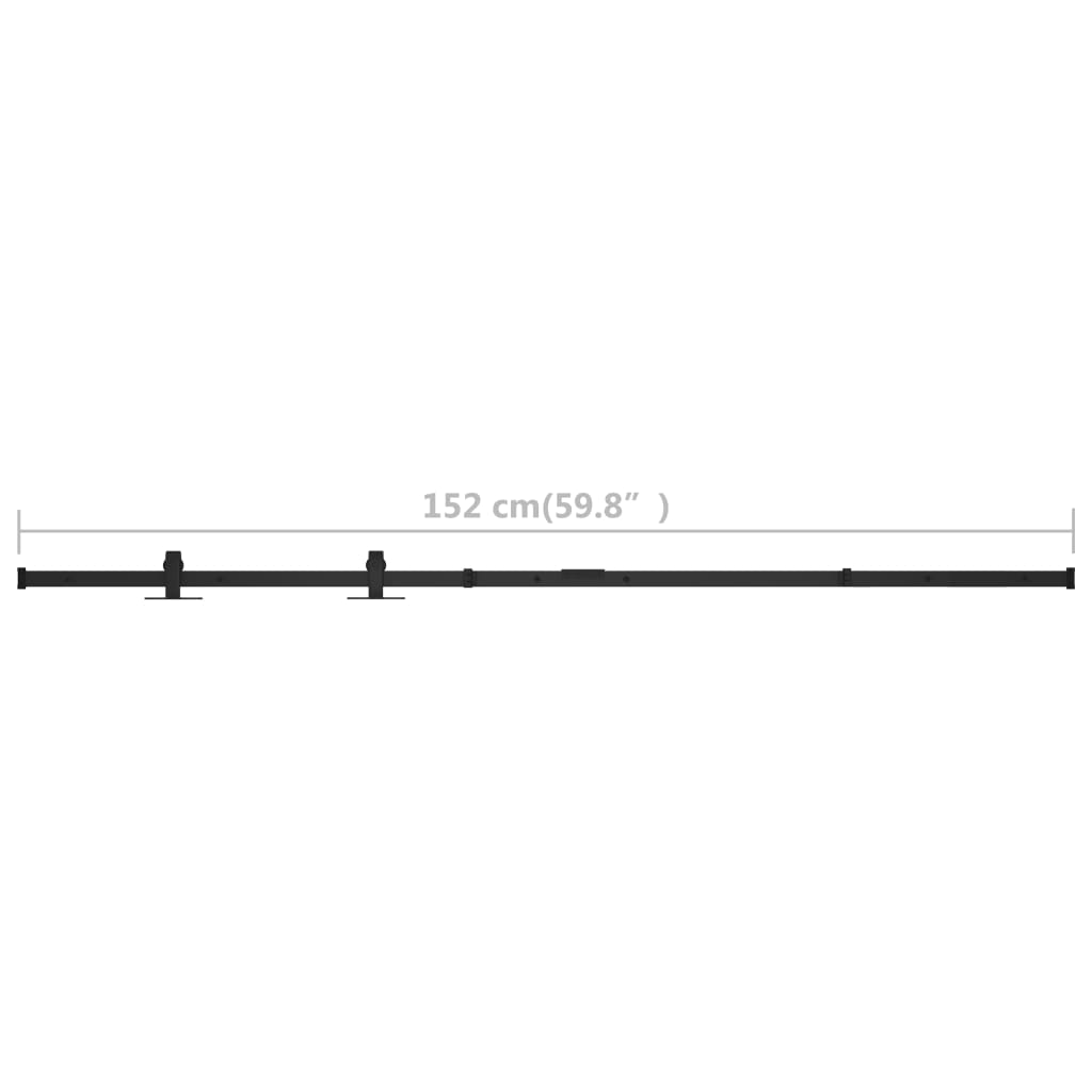 Mini pribor za klizna vrata ormarića od ugljičnog čelika 152 cm