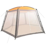 Šator za bazen od tkanine 590 x 520 x 250 cm sivi
