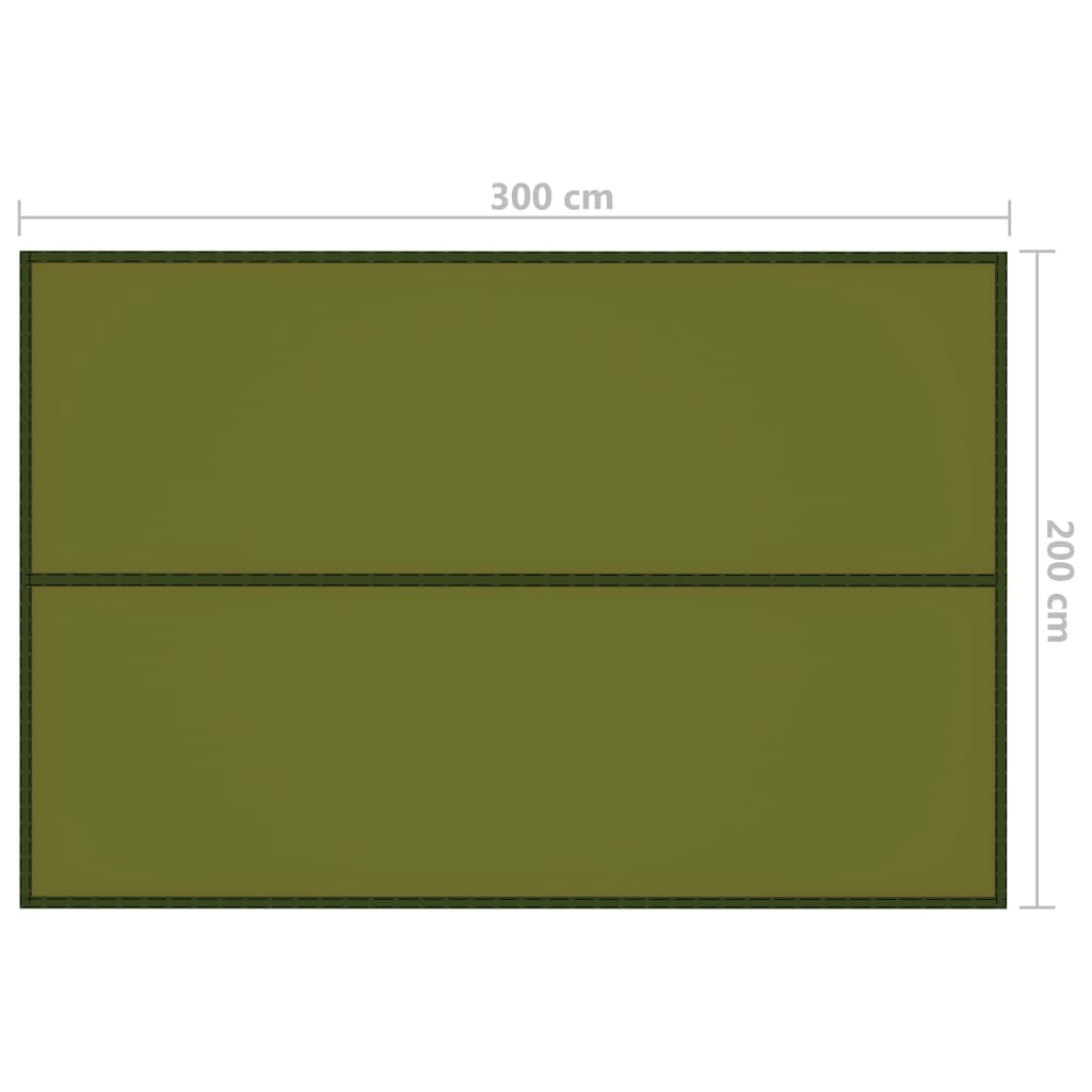 Vanjska cerada 3 x 2 m zelena