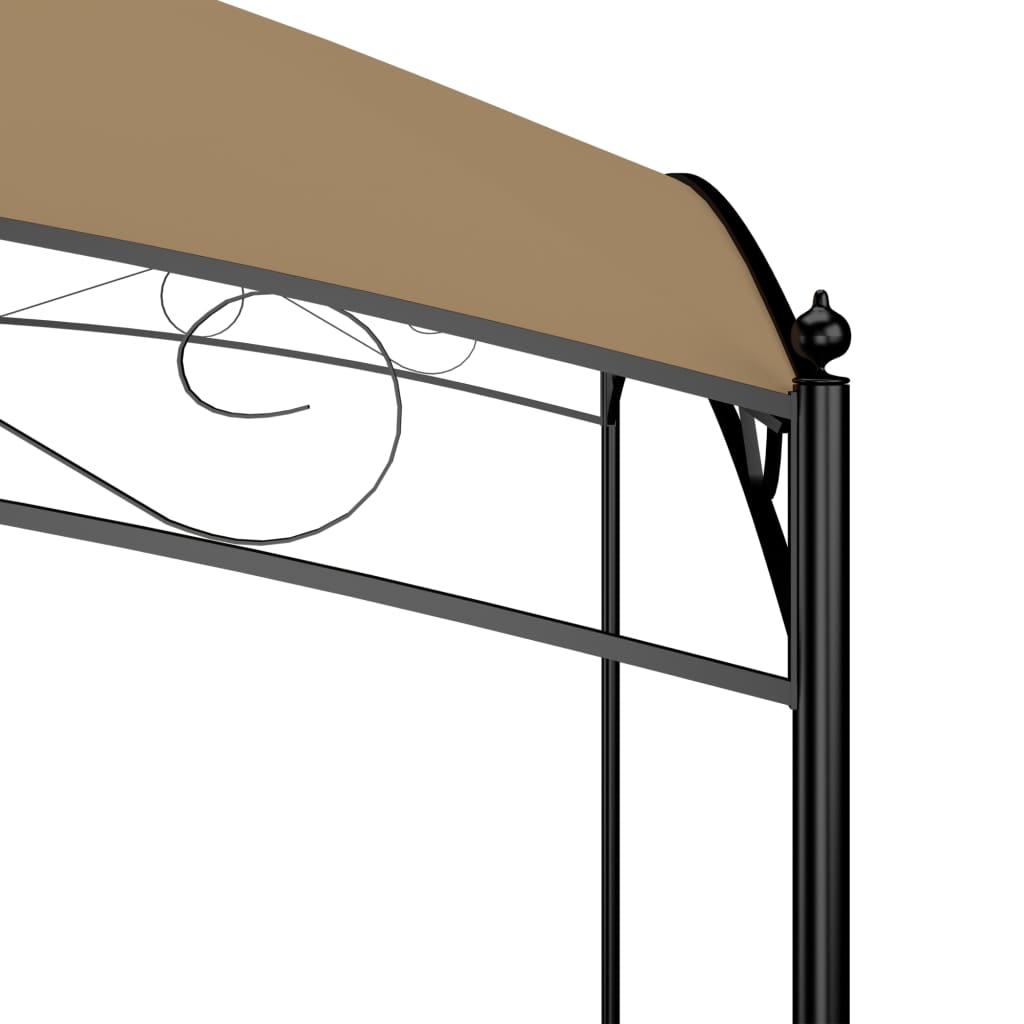 Sjenica 3 x 3 x 2,65 m smeđesiva 180 g/m²