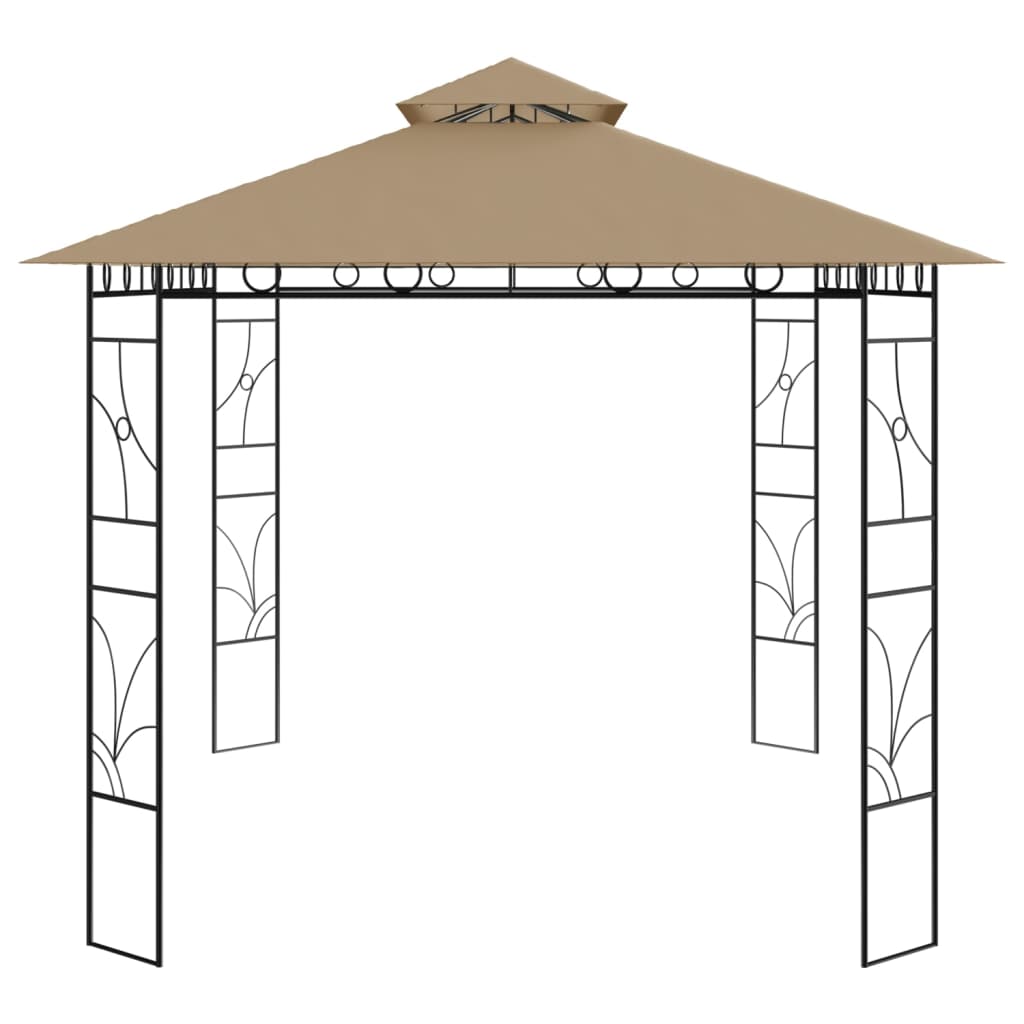 Sjenica 4 x 3 x 2,7 m smeđe-siva 160 g/m²