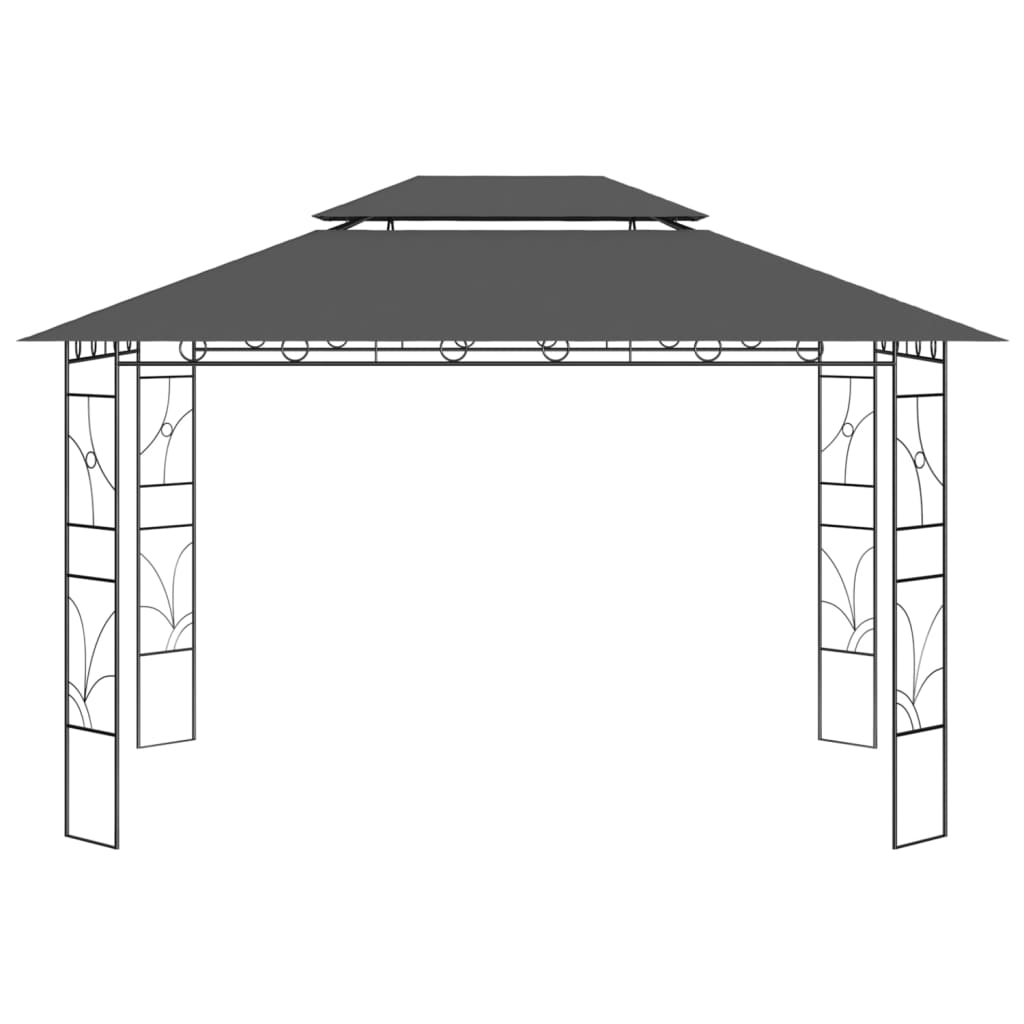 Sjenica 4 x 3 x 2,7 m antracit 160 g/m²