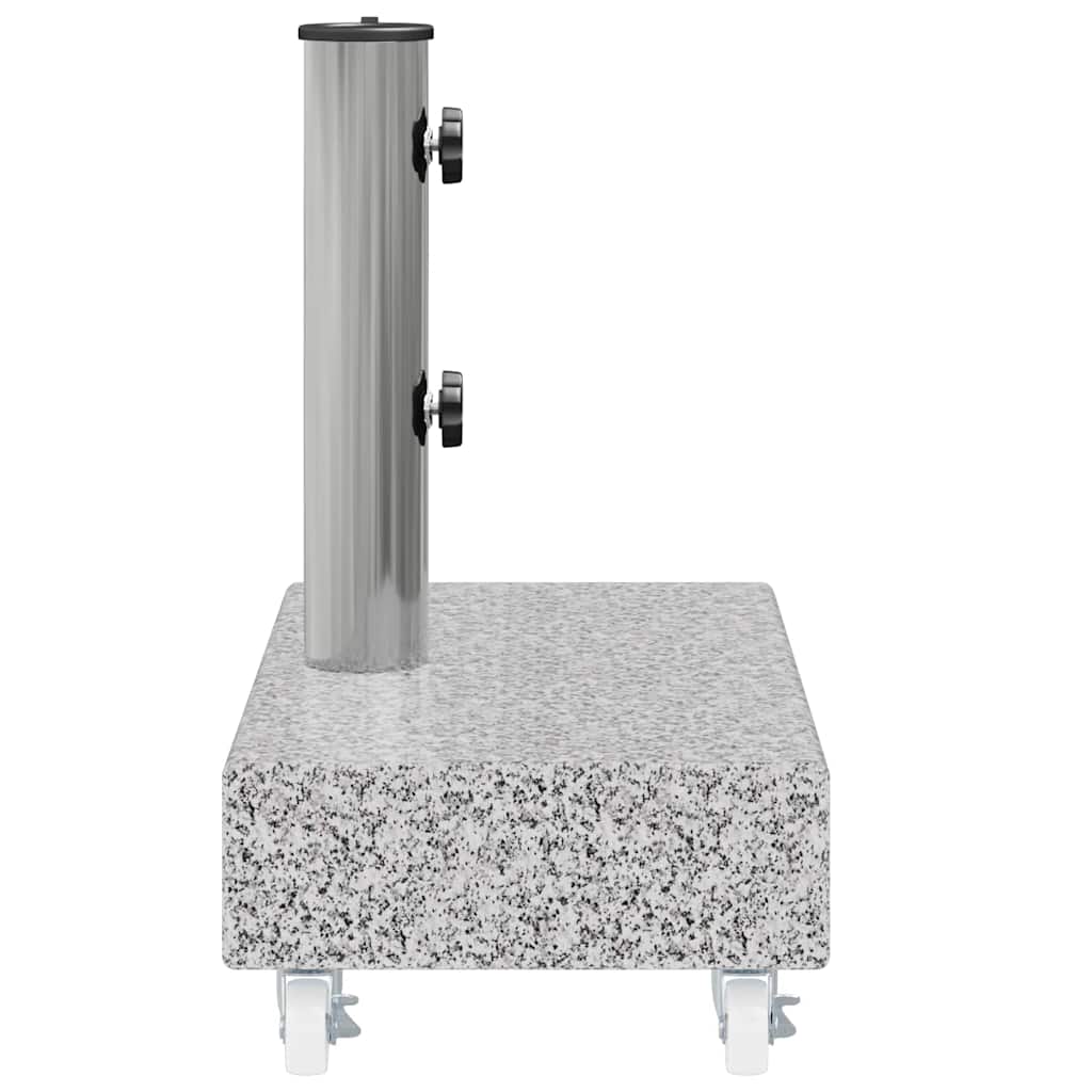 Postolje za suncobran svjetlosivo 45 x 25 x 8,3 cm granitno