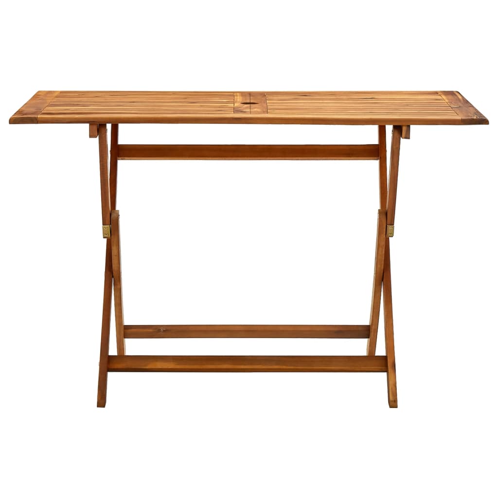 Sklopivi vrtni stol 120 x 70 x 75 cm masivno bagremovo drvo