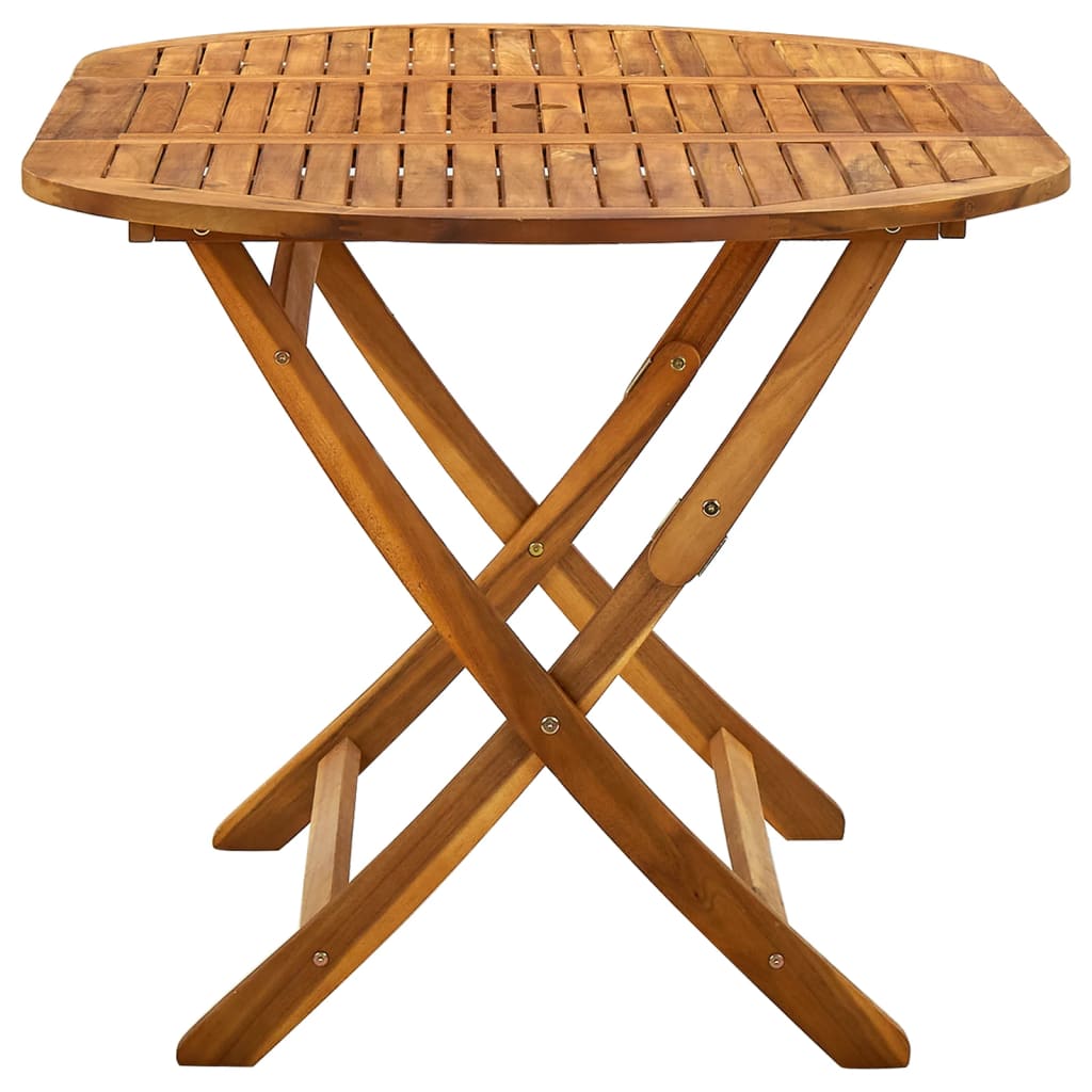 Sklopivi vrtni stol 160 x 85 x 75 cm masivno bagremovo drvo