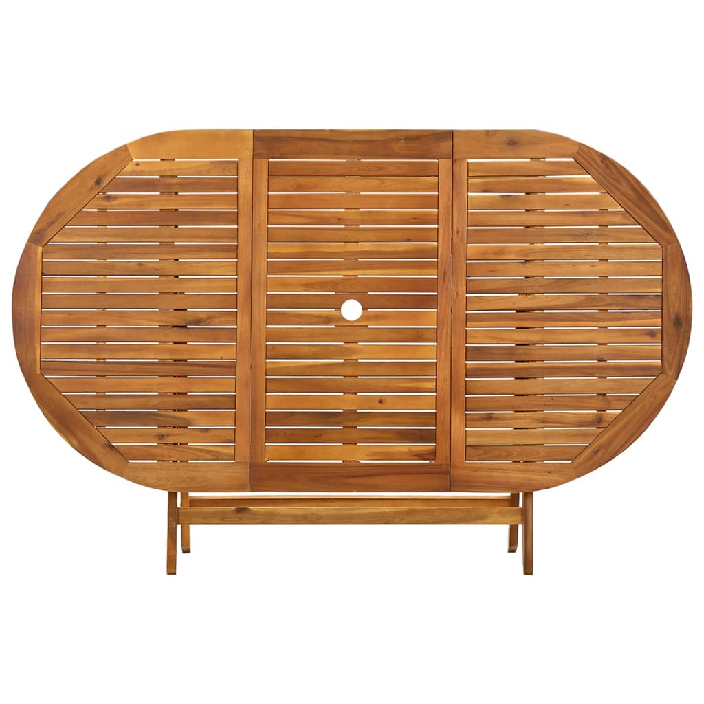 Sklopivi vrtni stol 160 x 85 x 75 cm masivno bagremovo drvo
