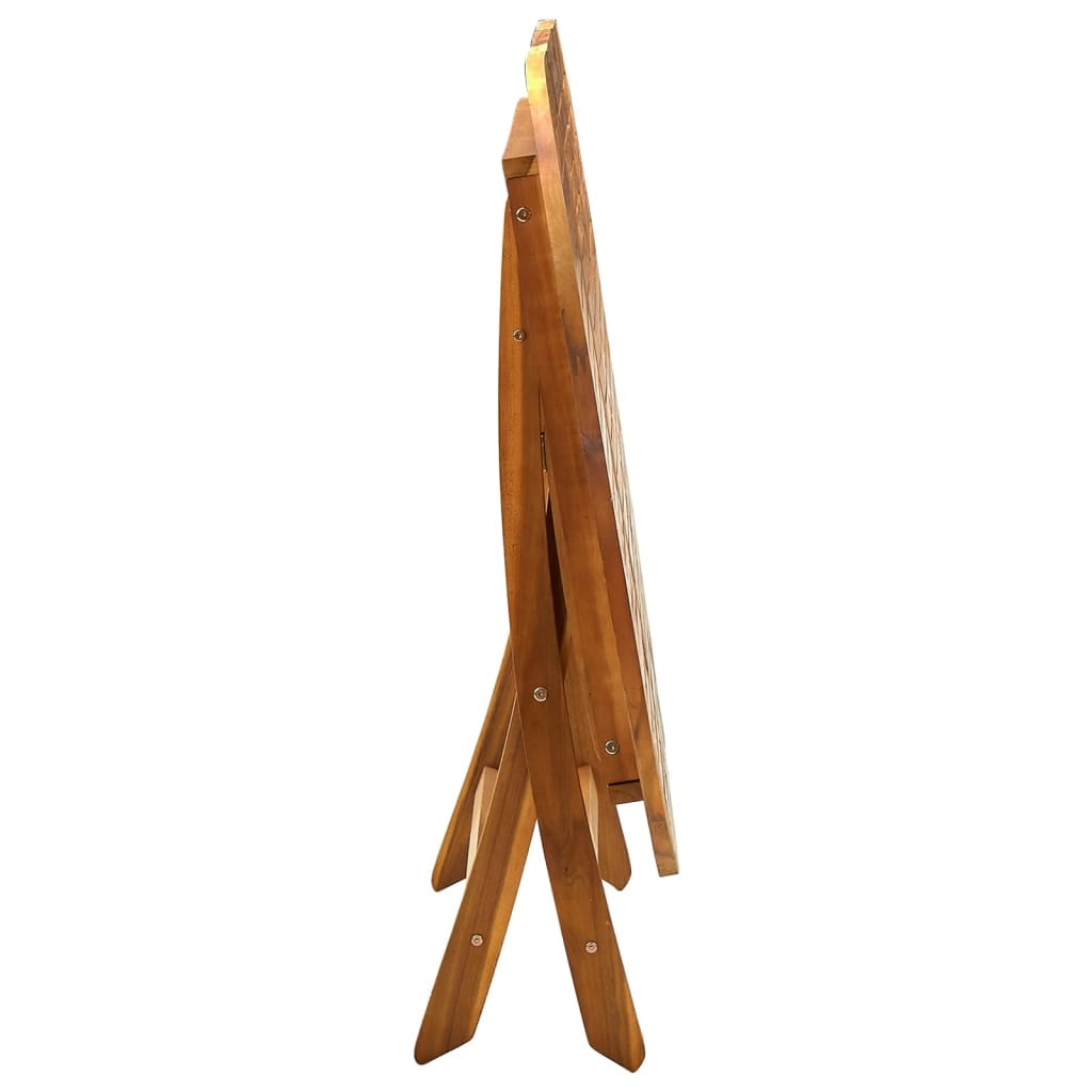 Sklopivi vrtni stol 160 x 85 x 75 cm masivno bagremovo drvo