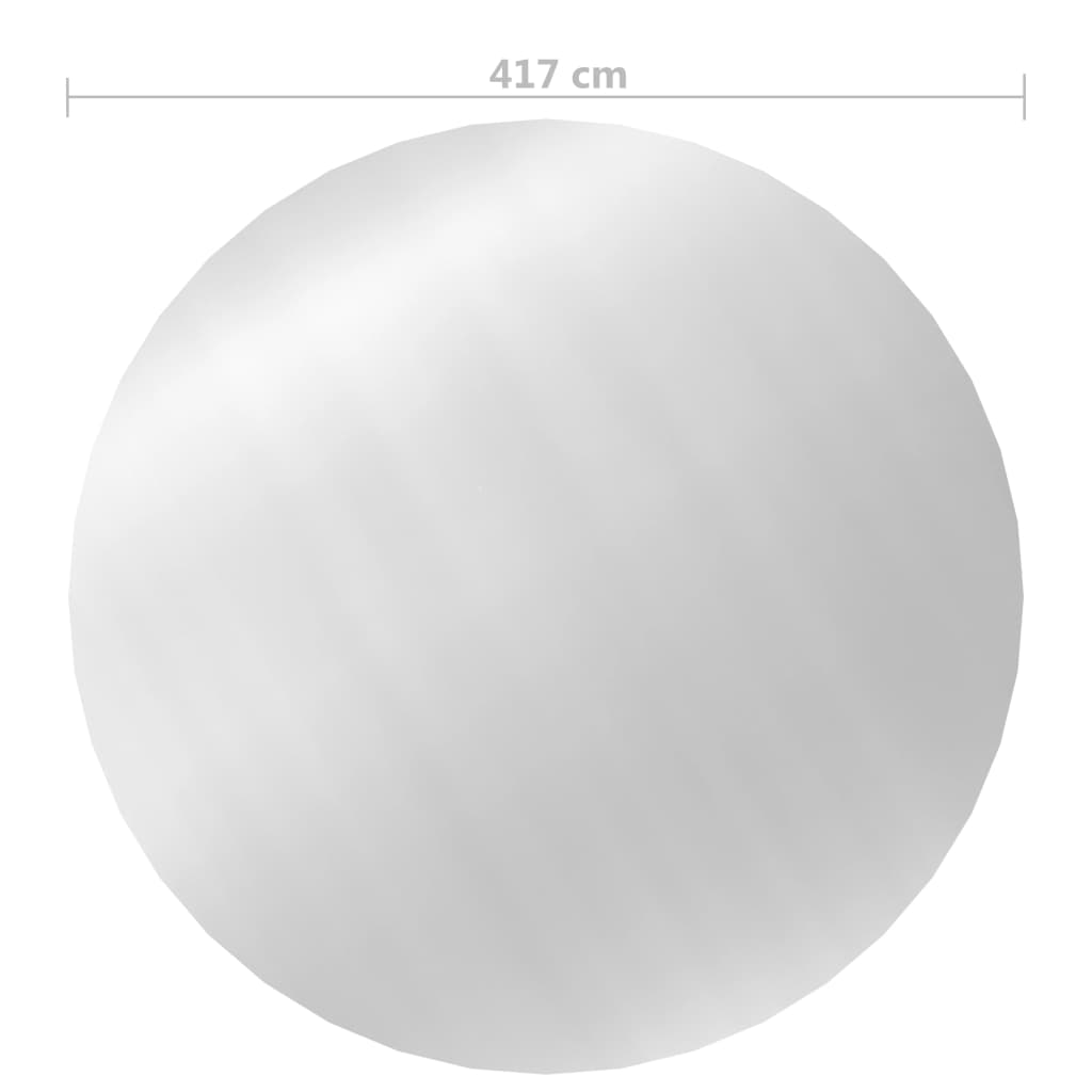 Pokrov za bazen srebrni 417 cm PE