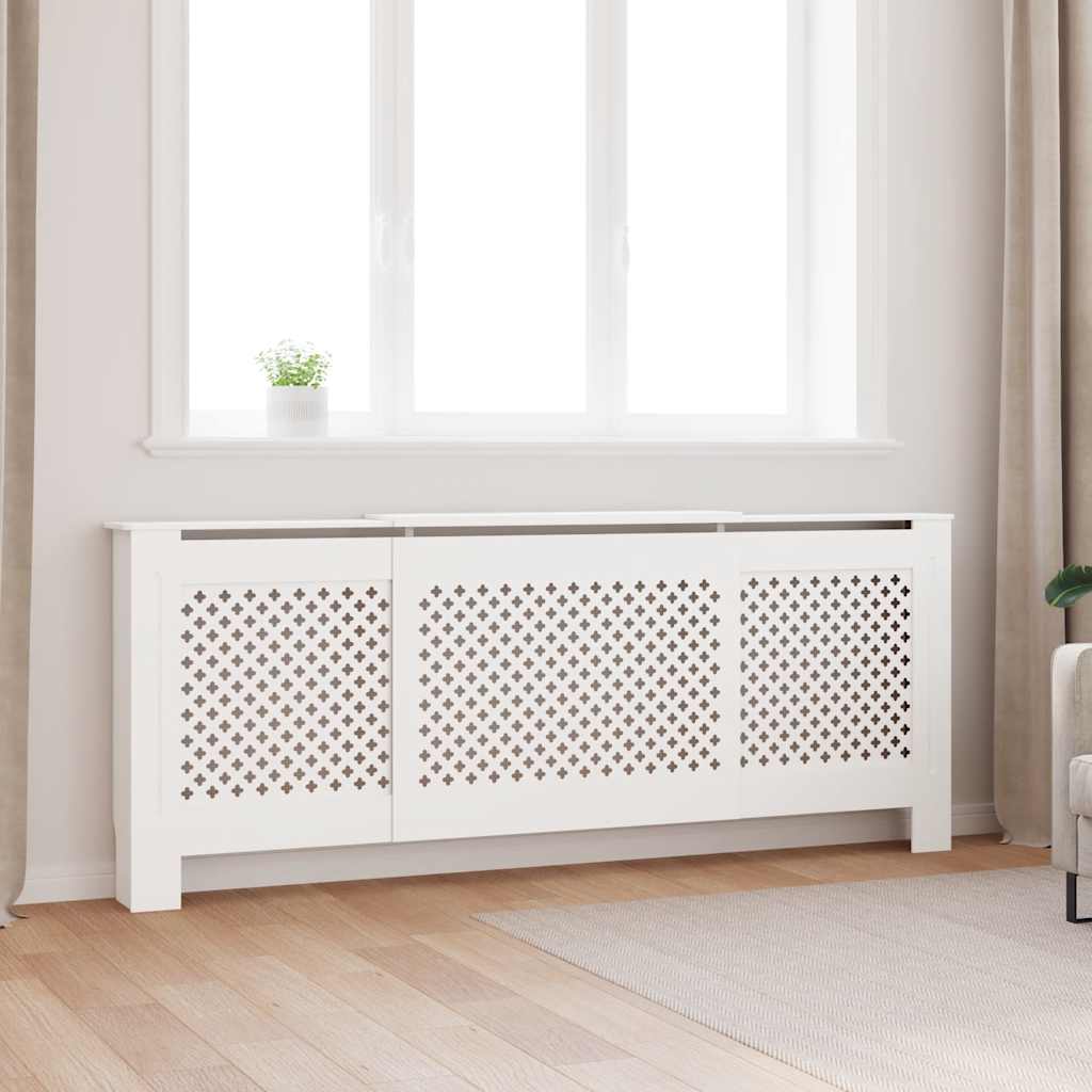 Pokrov za radijator MDF bijeli 205 cm
