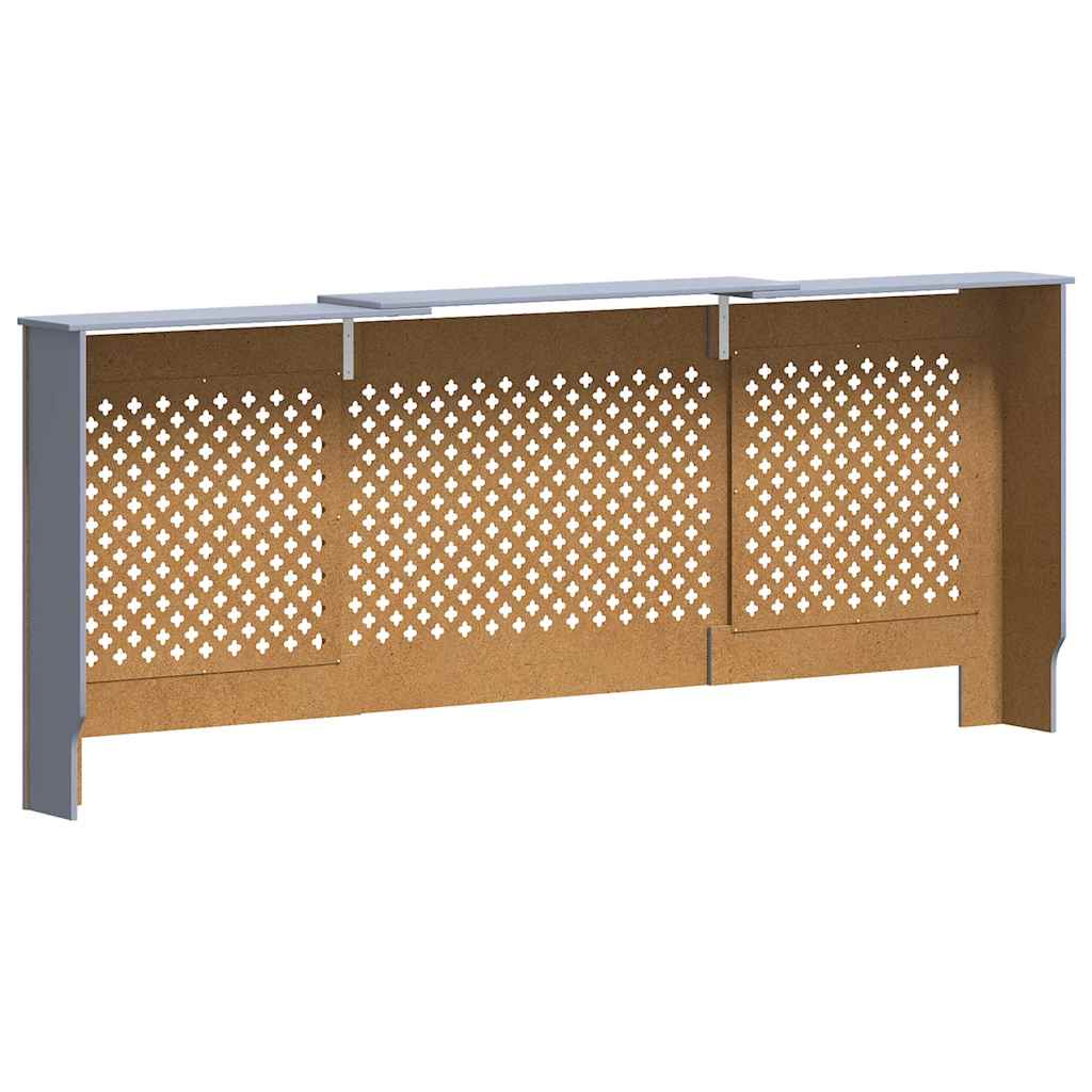 Pokrov za radijator MDF sivi 205 cm