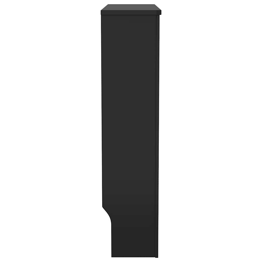 Pokrov za radijator MDF crni 78 cm