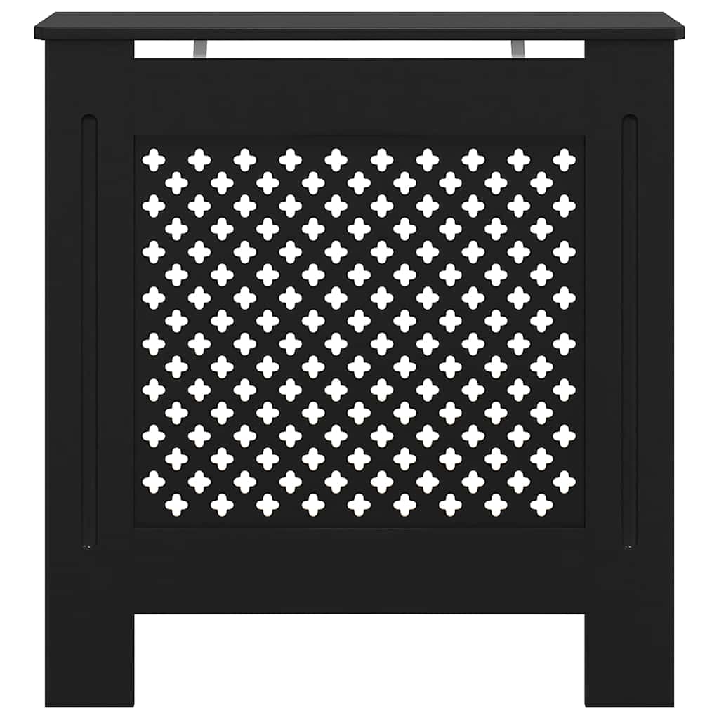 Pokrov za radijator MDF crni 78 cm