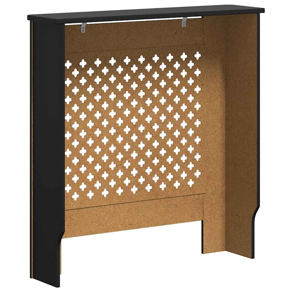 Pokrov za radijator MDF crni 78 cm