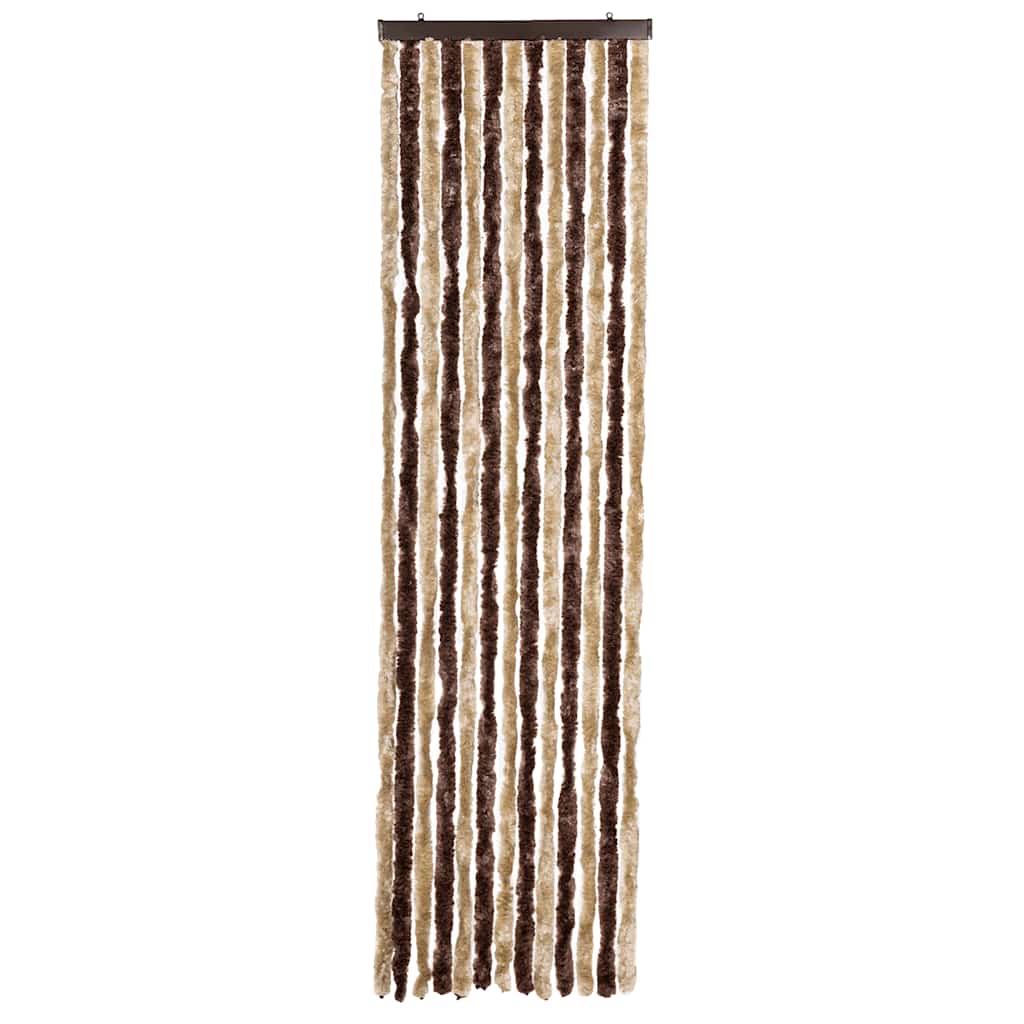 Zastor protiv insekata bež-svjetlosmeđi 56 x 200 cm šenil