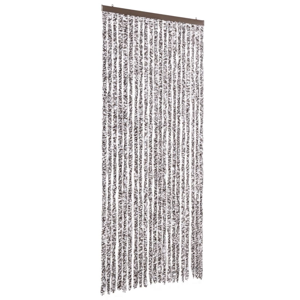 Zastor protiv insekata smeđi-bež 90 x 200 cm šenil