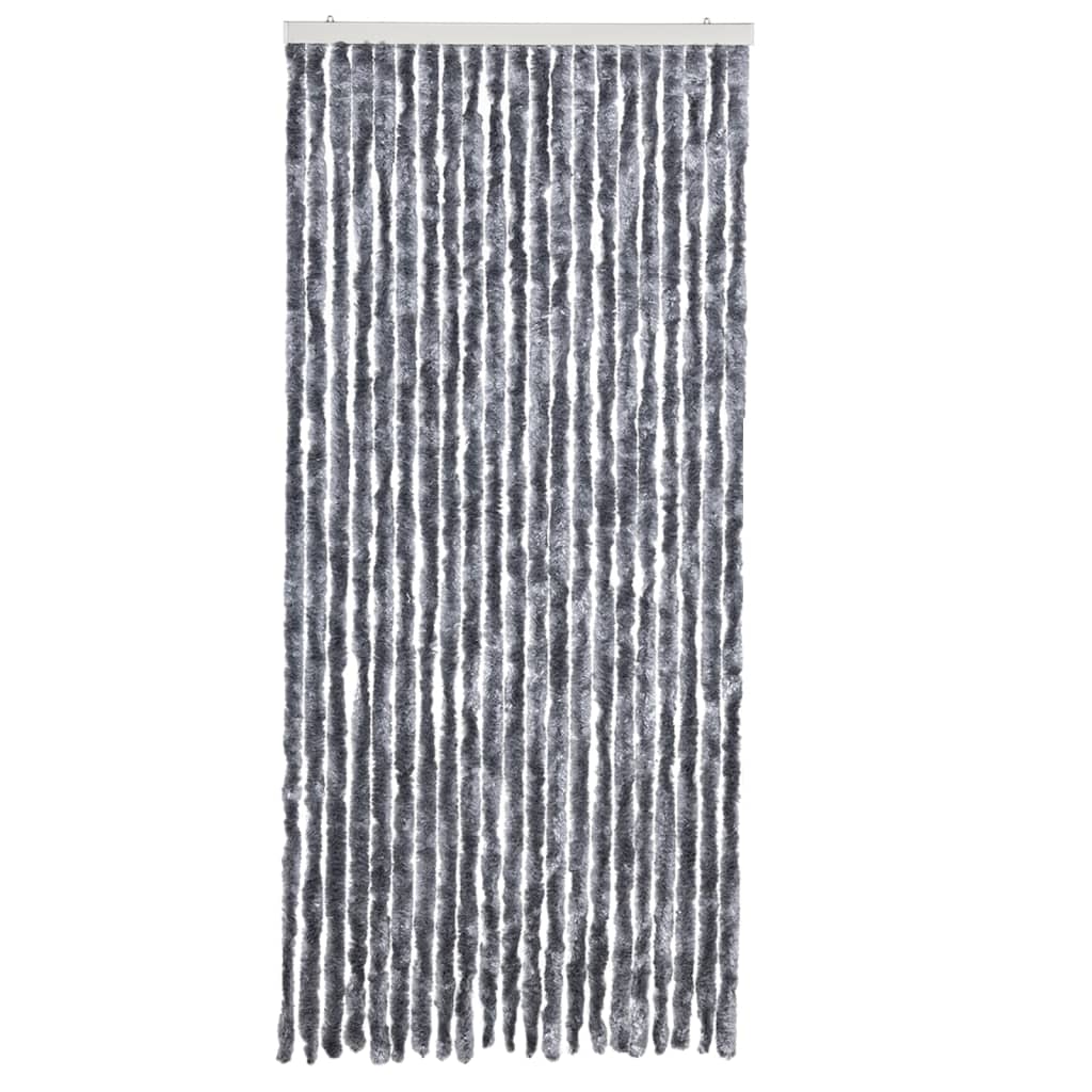 Zastor protiv insekata srebrni 90 x 200 cm šenil