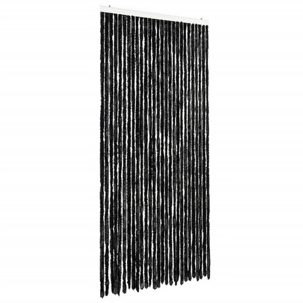 Zastor protiv insekata antracit 118 x 220 cm šenil