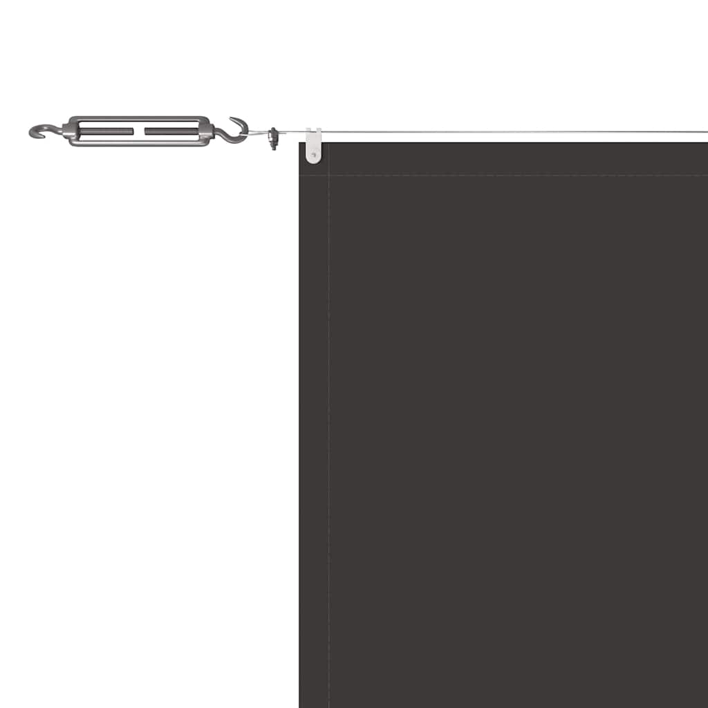 Okomita tenda antracit 100 x 1000 cm od tkanine Oxford