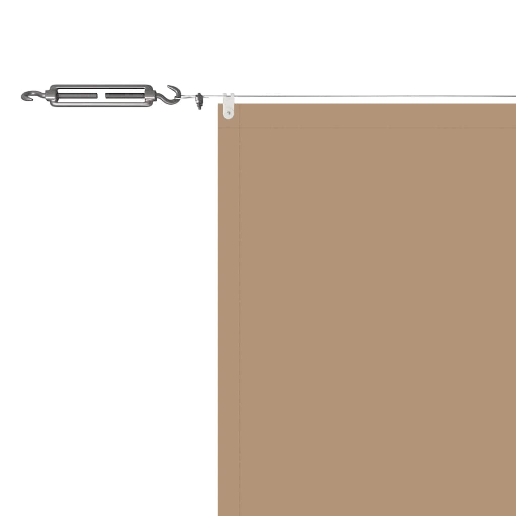Okomita tenda smeđe-siva 180 x 1000 cm od tkanine Oxford