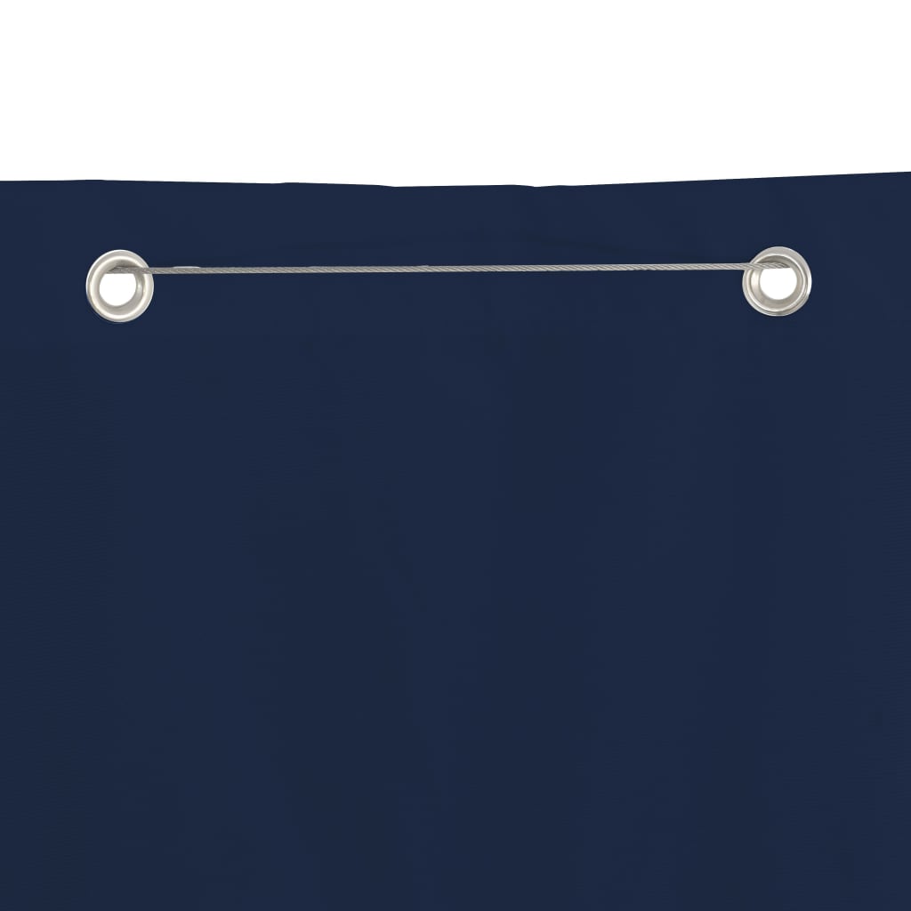 Balkonski zastor plavi 100 x 240 cm od tkanine Oxford