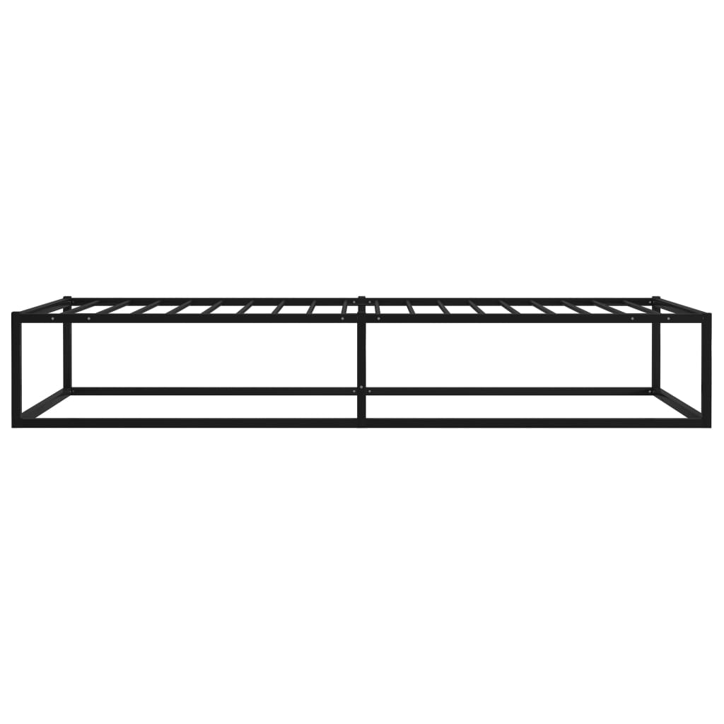 Okvir za krevet crni metalni 90 x 200 cm