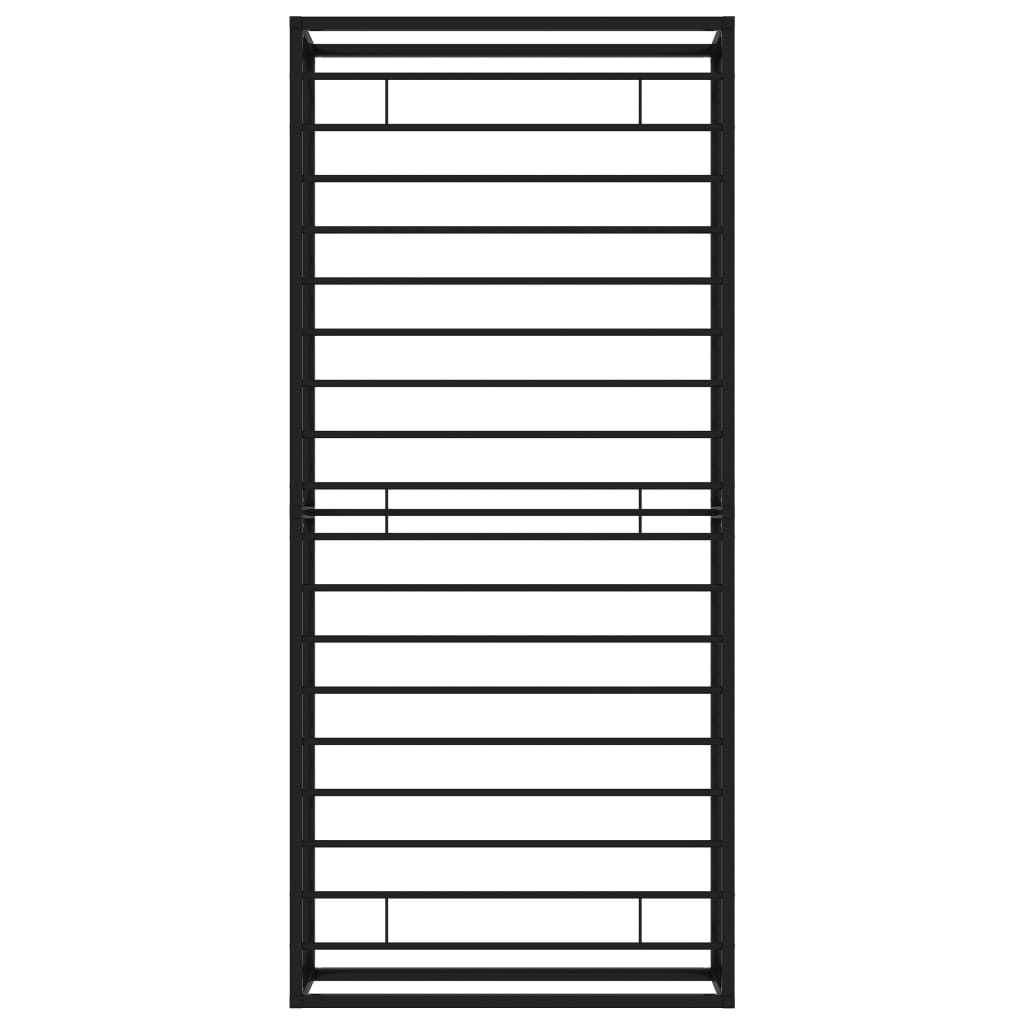 Okvir za krevet crni metalni 100 x 200 cm