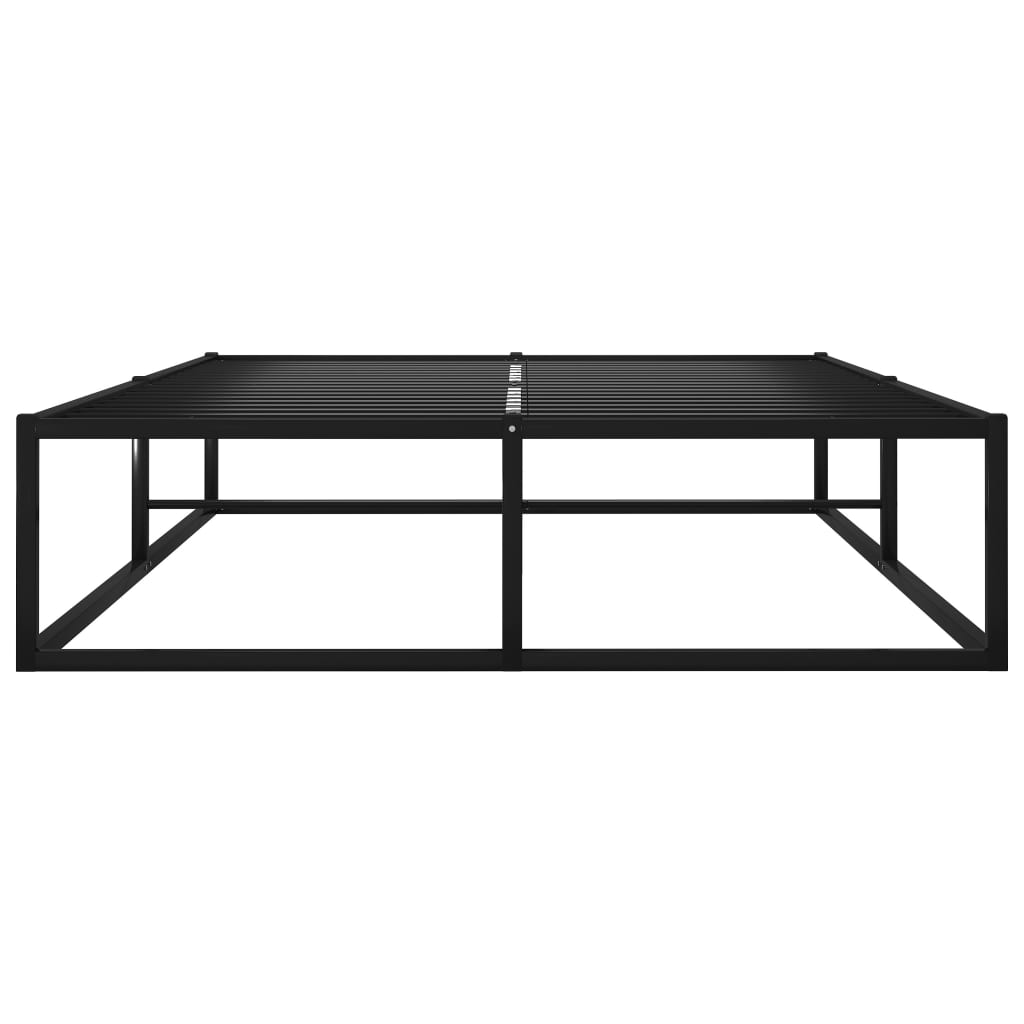 Okvir za krevet crni metalni 120 x 200 cm