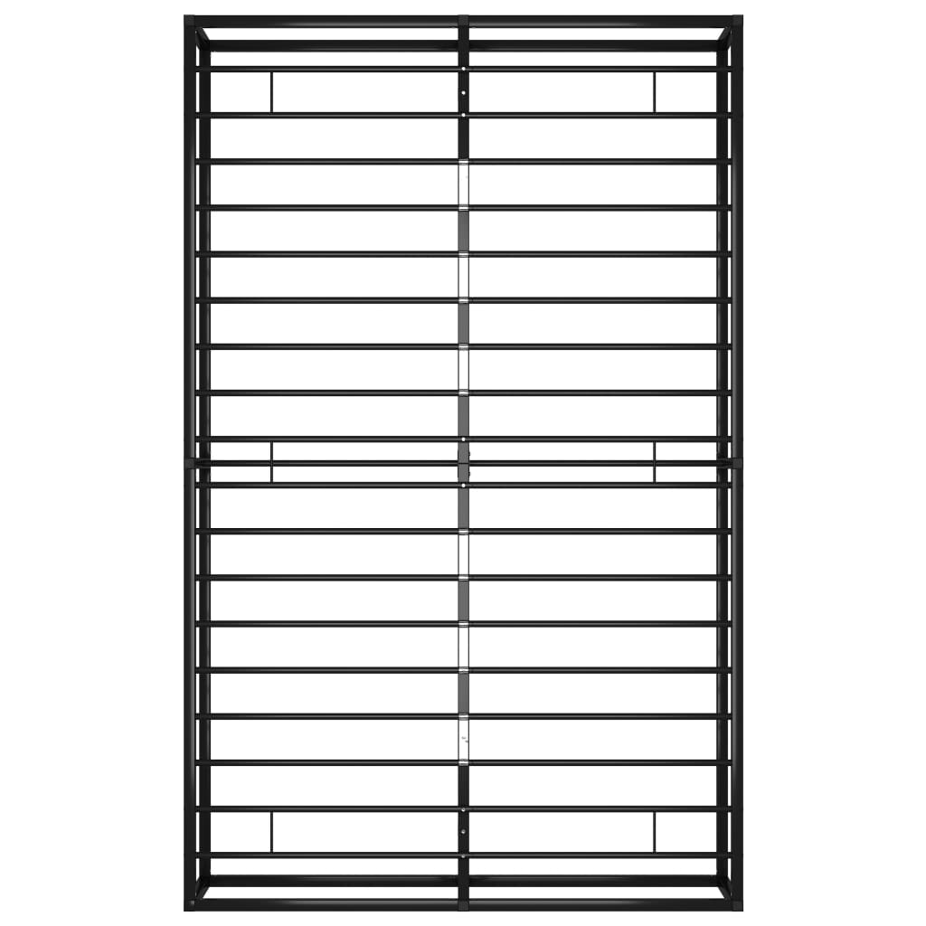 Okvir za krevet crni metalni 120 x 200 cm