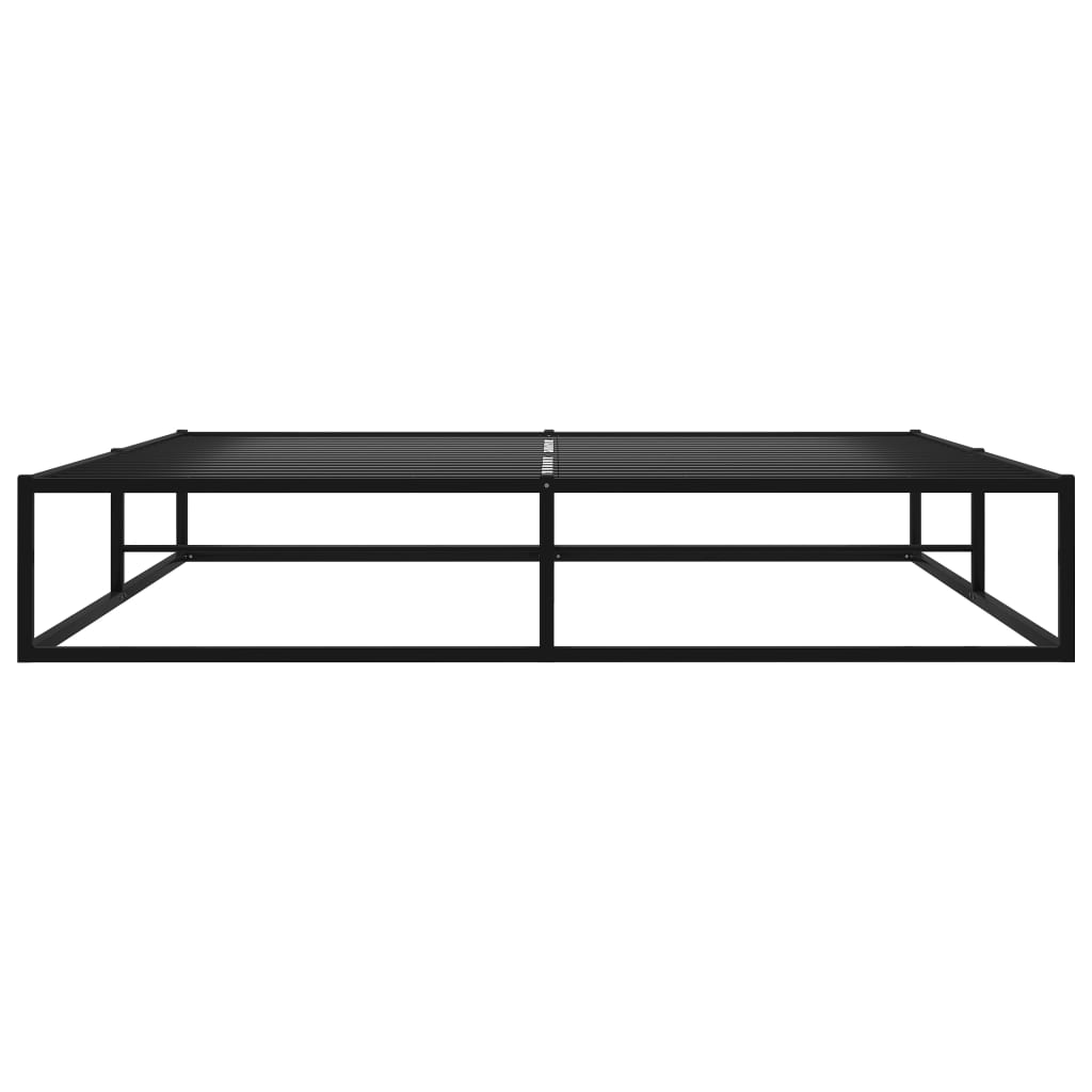 Okvir za krevet crni metalni 160 x 200 cm