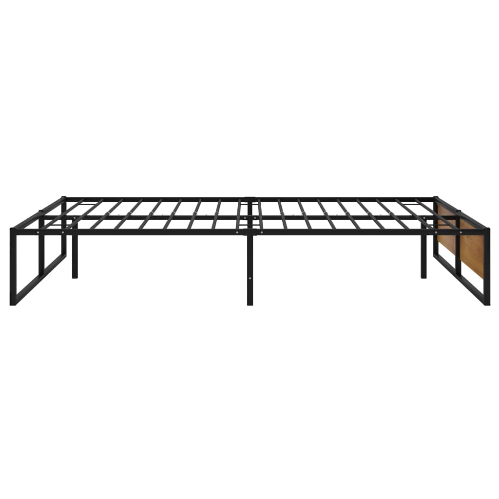 Okvir za krevet crni metalni 120 x 200 cm