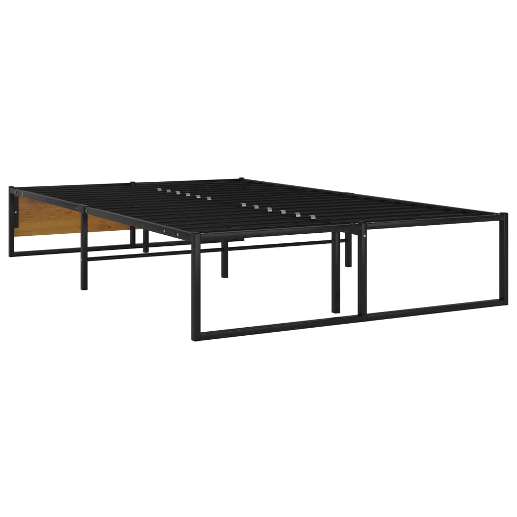 Okvir za krevet crni metalni 120 x 200 cm