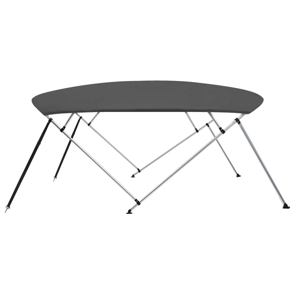Tenda bimini s 4 luka antracit 243 x (230 - 244) x 137 cm