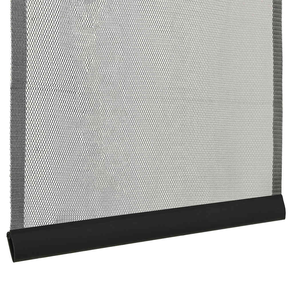 Zastor protiv insekata s mrežom crni 100 x 220 cm poliesterski