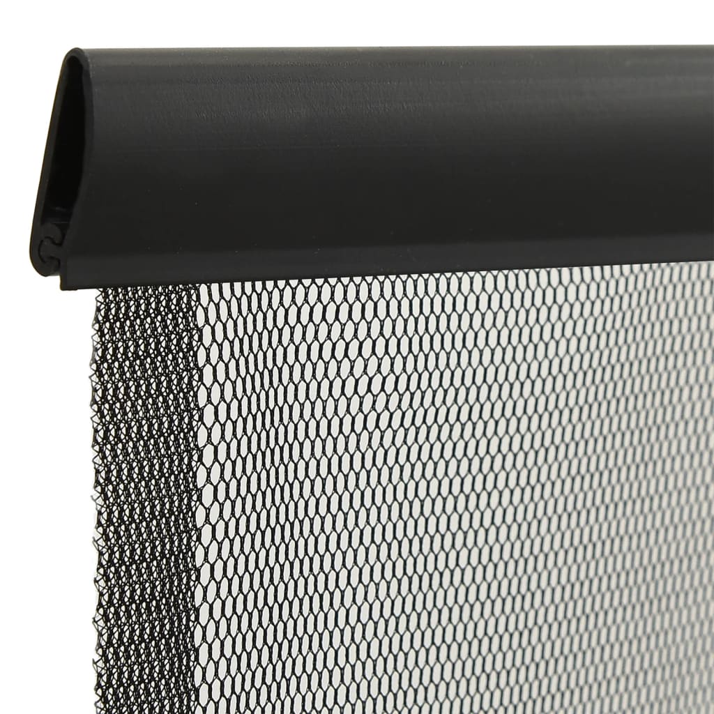 Zastor protiv insekata s 10-dijelnom mrežom crni 240 x 240 cm